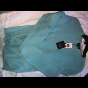 Cashmere Aqua Sweater